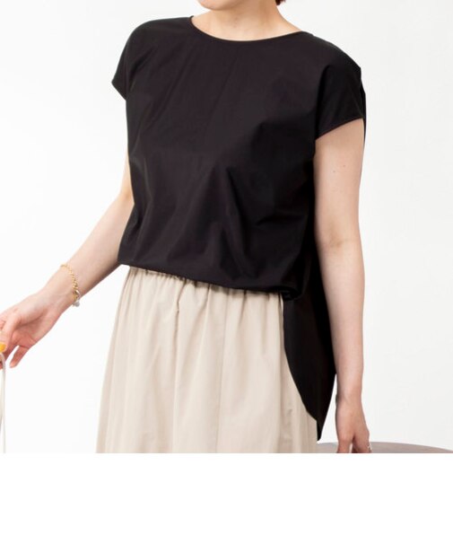 《セットアップ対応》撥水タフタトリコットセットアッププルオーバーカットソー