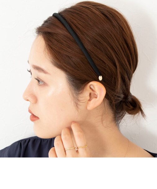 グログラン細カチューシャ