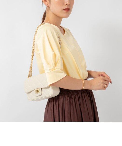 タックスリーブプルオーバーカットソー