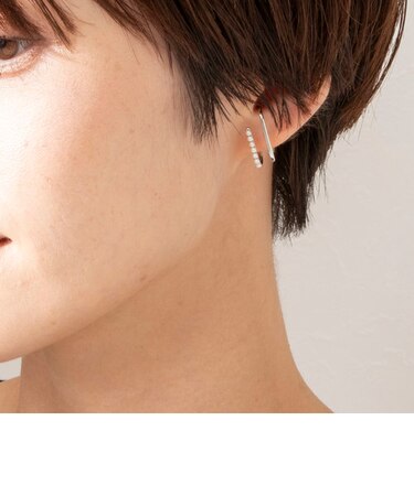 プチパール２ラインイヤーカフ