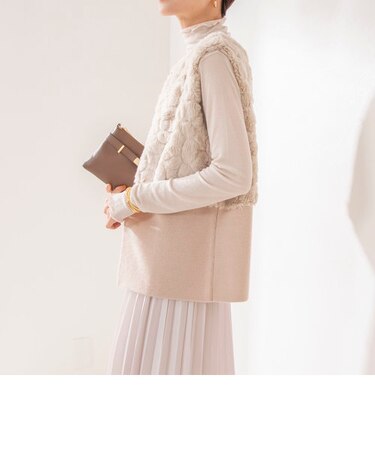 エコファー切替ニットジレ