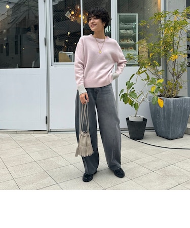 ハイウエストバギーデニム