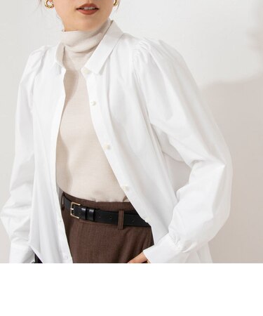 ＜飯豊まりえさん着用＞《手洗い可能》エタニティアンチピリングハイネックプルオーバーニット