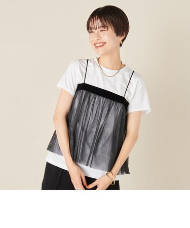 チュールキャミソール