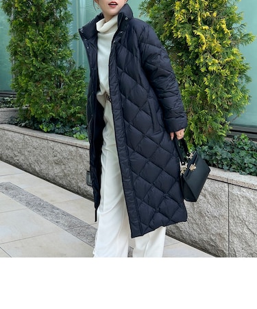 ◇【WEB限定】【TAION/タイオン】別注ダイヤキルトロングダウン