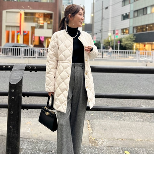 ◇【WEB限定】【TAION×LIMONTA EAST】別注ウエスト切替えノーカラーダウン