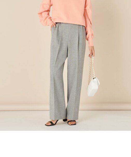 ＜飯豊まりえさん着用＞◇【WEB限定サイズあり】ウォッシャブルイージーワイドパンツ