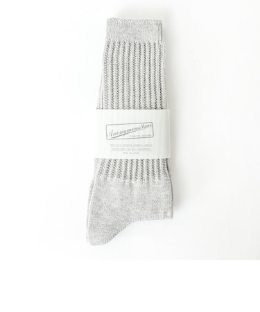 【ANONYMOUSISM/アノニマスイズム】タックリブクルーソックス 17543700