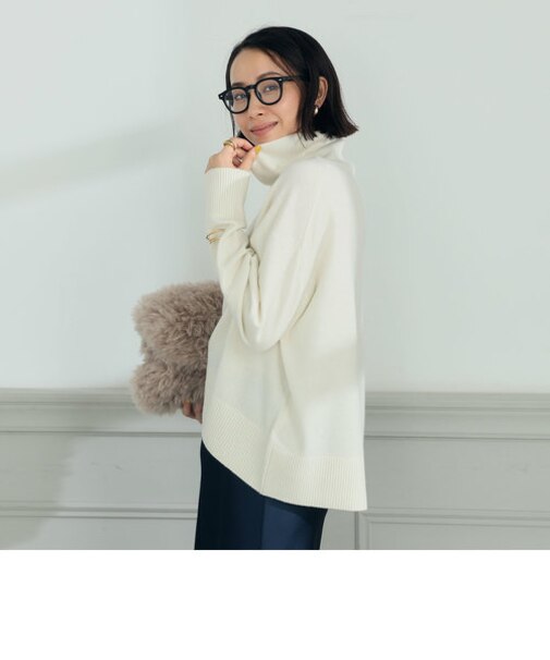 ◇【WEB限定】ハミルトンNYタートルネックプルオーバーニット