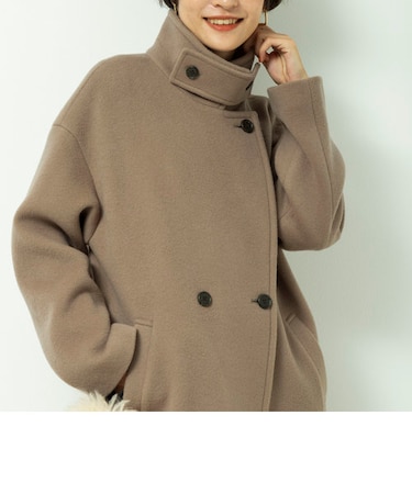 KIWI LAMB 2WAYチェスターコート