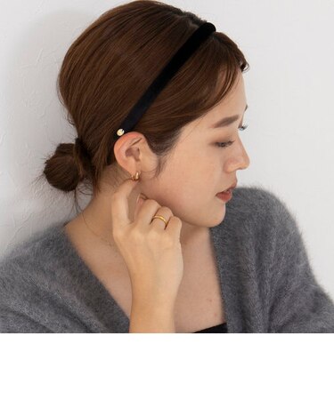 ベルベット細カチューシャ