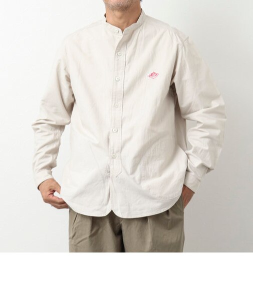 【DANTON/ダントン】BAND COLLAR SHIRT SOX