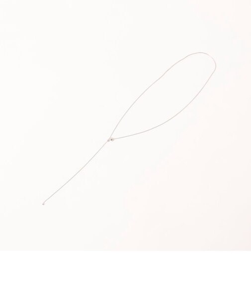 ボールスライドY字ネックレス