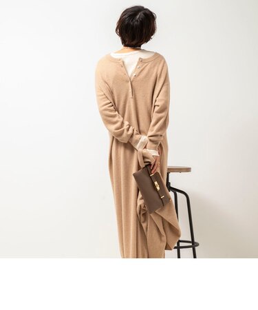 ヘアリーニット2WAYワンピース
