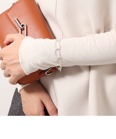 【Nina＆Jules/ニナ エ ジュール】Thin Oval Chain ミニオーバルチェーン ブレスレット