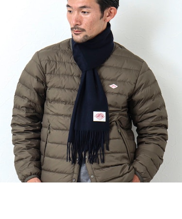【DANTON/ダントン】WOOL CASHMERE MUFFLER 28 DT-H0226