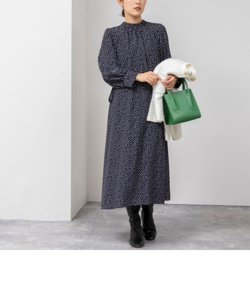 ウォッシャブル2WAYデシンワンピース