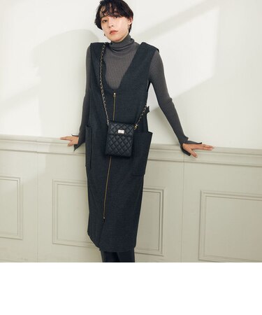 ウォッシャブルウールジャンパースカート