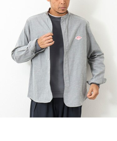 【DANTON/ダントン】BAND COLLAR SHIRT VSS
