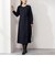 ウォッシャブルウールライクシャツワンピース