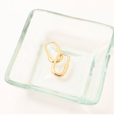 【Otiumberg/オティウムバーグ】 Large Staple Hoops ラージオーバルフープピアス