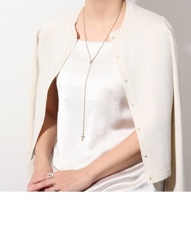 アートボールロングネックレス