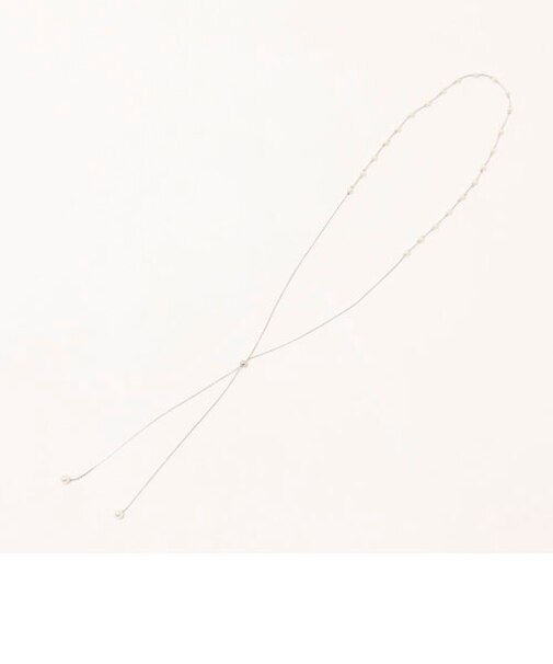 スキップパールスライドフリーネックレス