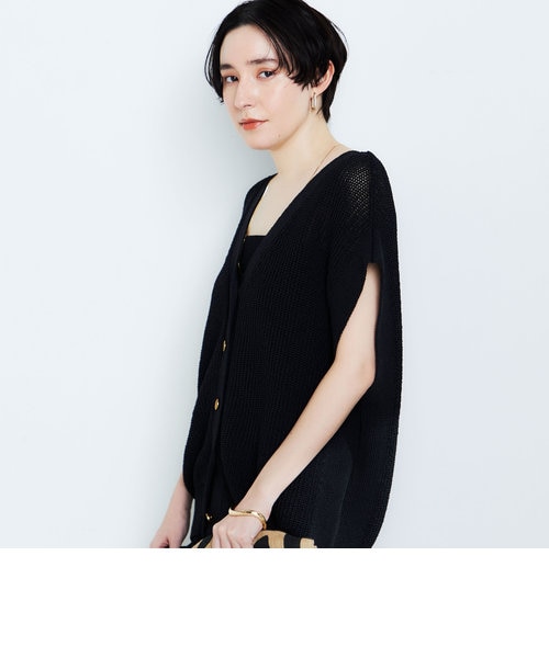 【美品】ノーリーズ　ウォッシャブルペーパーヤーン2WAYベスト ウォッシャブルペーパーヤーン2WAYベスト｜ノーリーズの通販