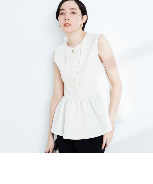 ウォッシャブルフクレジャガードペプラムジレ｜ノーリーズの通販