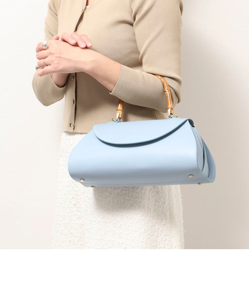【極美品】オウレンティ 2WAYバンブーハンドル ショルダーバッグ 完売 極美品】オウレンティ 2WAYバンブーハンドル ショルダーバッグ 完売