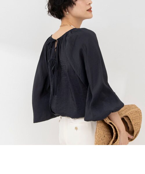 シアー割繊2WAYギャザーブラウス｜ノーリーズの通販｜&mall（アンド