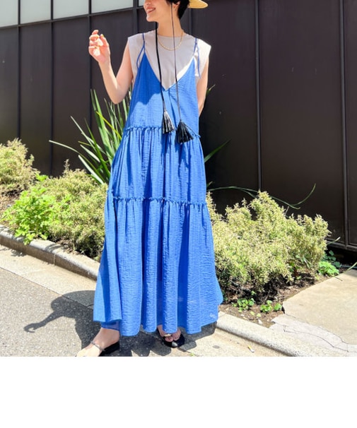 ウォッシャブル2WAYキャミワンピース