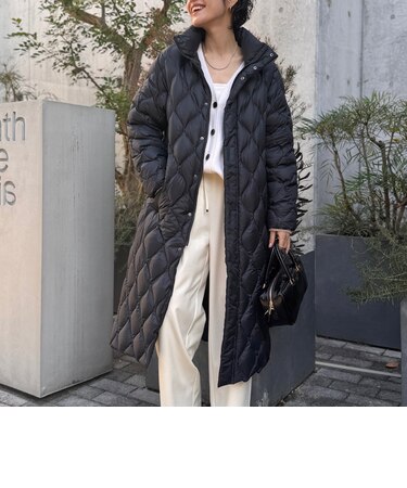 ◇【WEB限定】【TAION/タイオン】ヘチマキルトロングダウン 24AW 