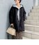 ◇【WEB限定】【TAION/タイオン】ノーカラーボアコート(リバーシブル) 24AW