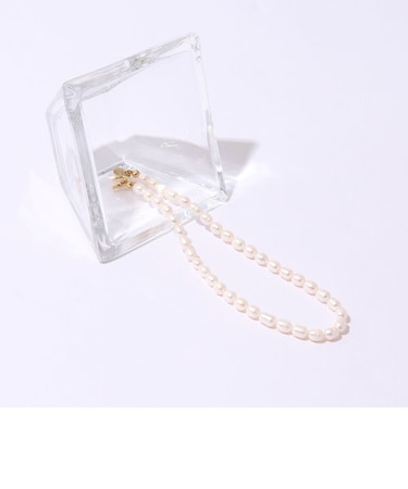 淡水バロックパールショートネックレス