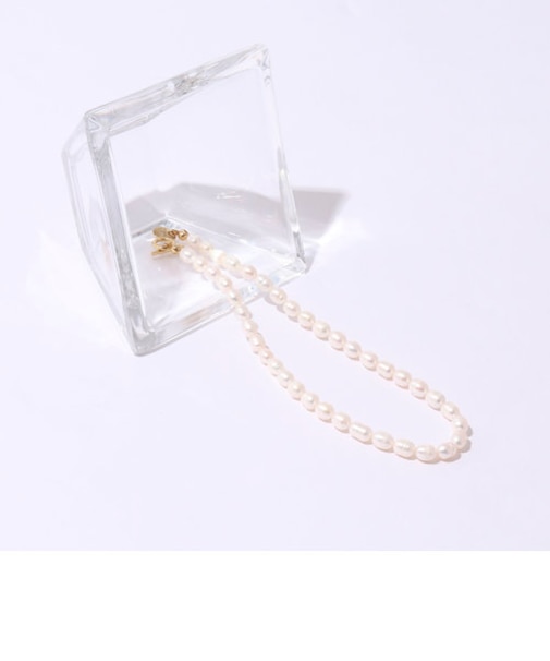 淡水バロックパールショートネックレス