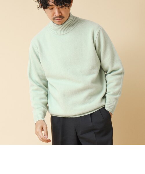 カシミヤ混 MUSIC ハイネックプルオーバーニット 24AW｜ノーリーズの