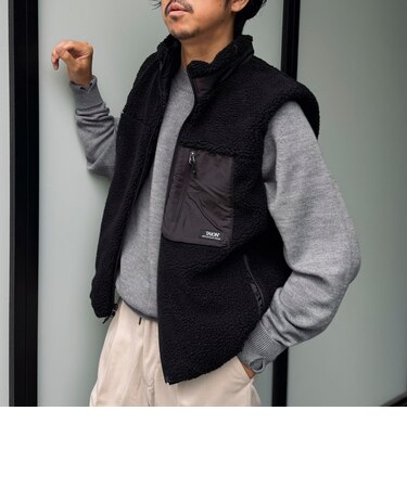 TAION/タイオン】リバーシブル ボア×ダウンベスト 24AW｜ノーリーズの 