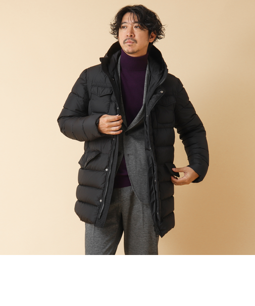 【HERNO/ヘルノ】《撥水》4ポケット フードダウンジャケット 24AW