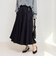 タフタタックフレアスカート