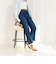 【RM denim】スリットクロップドハイウエストデニム