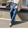 【RM denim】センタープレスハイウエストデニム