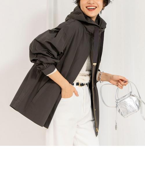 NOLLEY'S ：ノーリーズ 【撥水加工】フーテッドブルゾン 撥水加工】フーテッドブルゾン｜ノーリーズの通販｜&mall（アンド