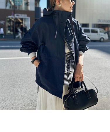 【撥水加工】フーテッドブルゾン