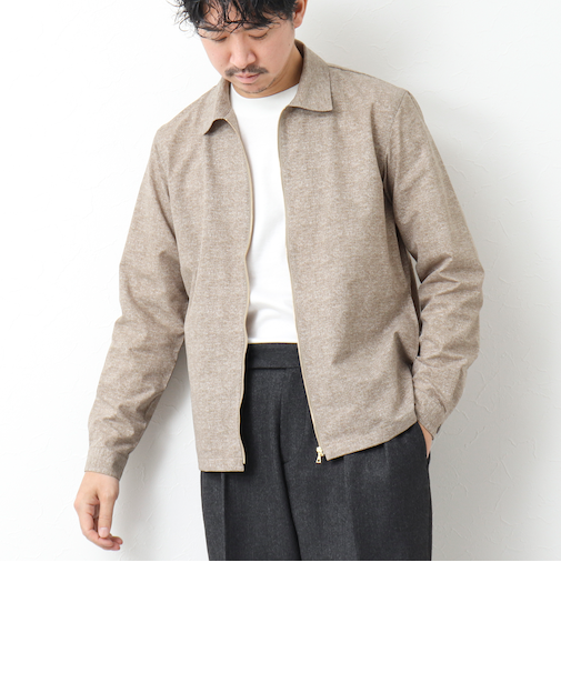 【COOL DOTS/クールドッツ】《吸水速乾》ジップシャツブルゾン 25SS