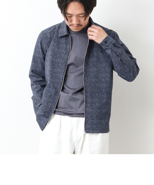 【COOL DOTS/クールドッツ】《吸水速乾》ジップシャツブルゾン 25SS