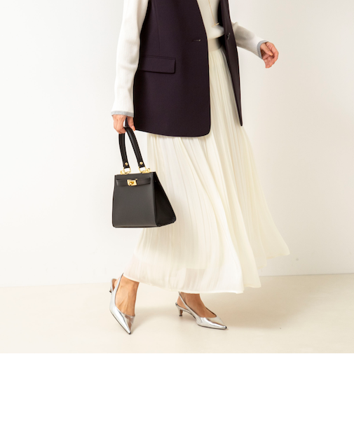 シャインサテン楊柳スカート