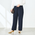 《セットアップ対応》ニュアンスジョーゼットセミワイドパンツ