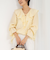 シアーラッフルブラウス