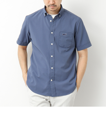 【PrimeFlex DotAir】《吸水速乾》ストレッチ クジラ BD S/S 25SS